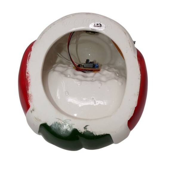 NCE Creative Enterprises 1993 It's Alive Santa Claus Ceramic Candy Dish in Box - Picture 8 of 14